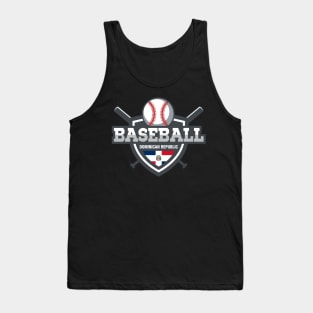 Dominican Republic Patriotic Baseball Tank Top